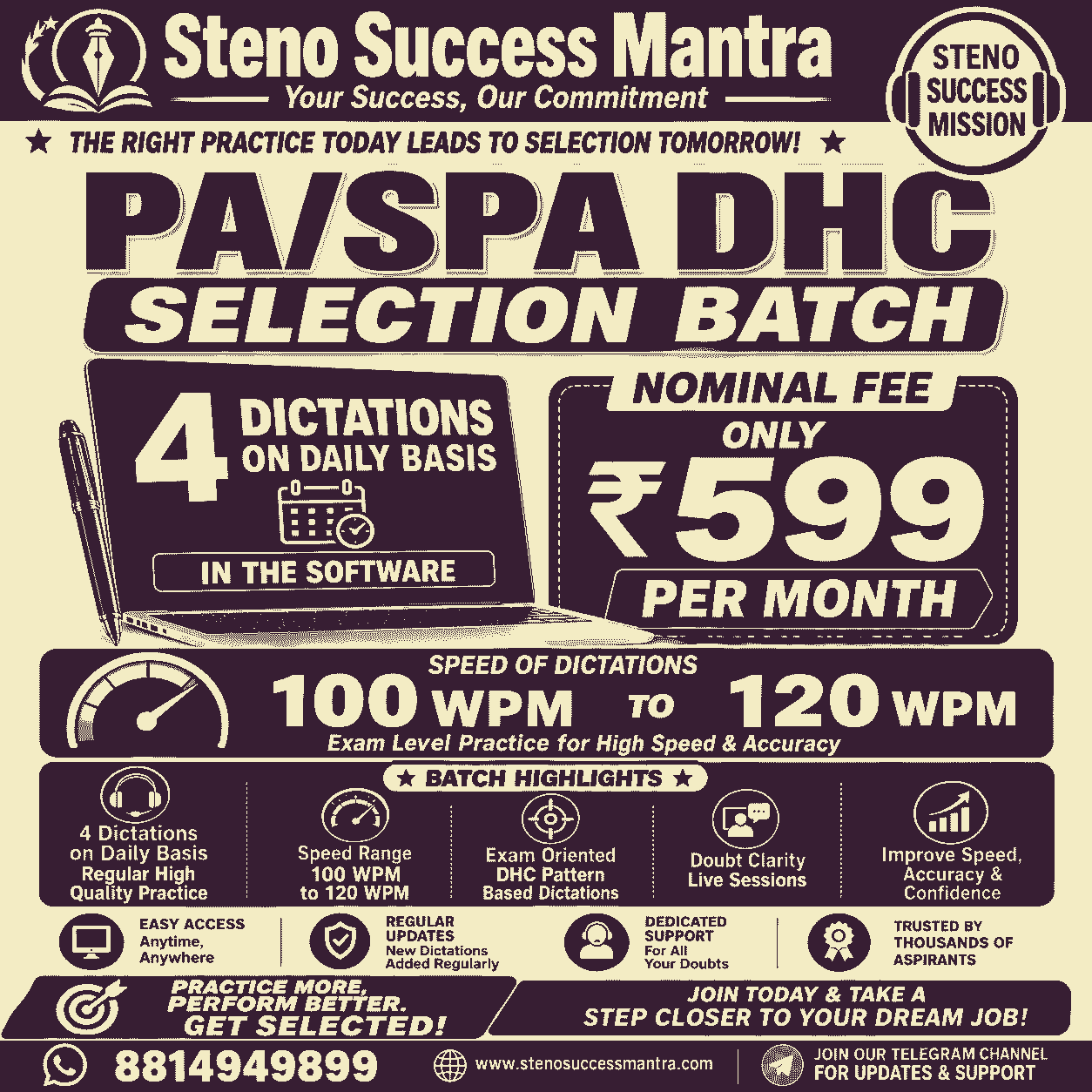 DHC PA/SPA Selection Batch 2026 picture